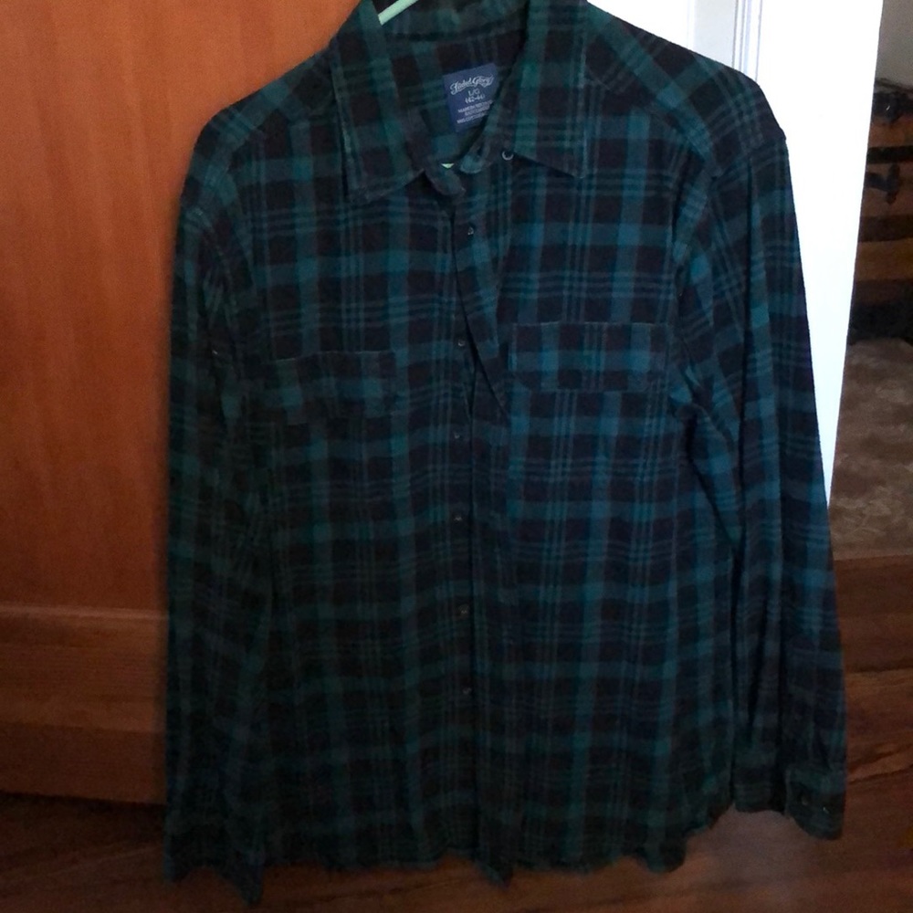 Black and Green Flannel